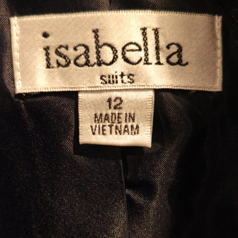 FINAL PRICE Isabella Navy 2-pc Skirt Suit w Big Navy Buttons